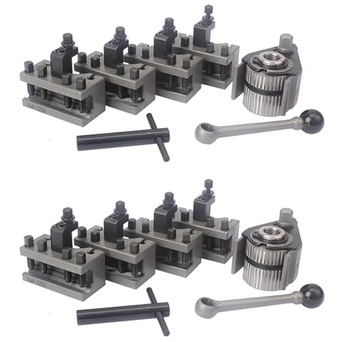 Glayent 2X Schnell Werkzeug Pfosten Satz WM210V & WM180V & 0618 12X12Mm Werkzeug Ablage zum Schwenken über Bett 120-220Mm von Glayent