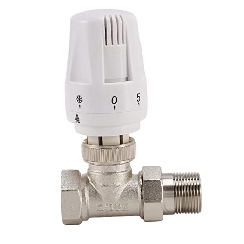 Glayent 3/4 Thermostat Heiz KöRper Ventil Aus Messing Gerade Typ DN20 Fuß Boden Heizung mit Automatischem Temperatur Regel Ventil Glayent 3/4 Thermostat Heiz KöRper Ventil Aus Messing Gerade Typ DN20 Fuß Boden Heizung mit Automatischem Temperatur Regel Ventil von Glayent
