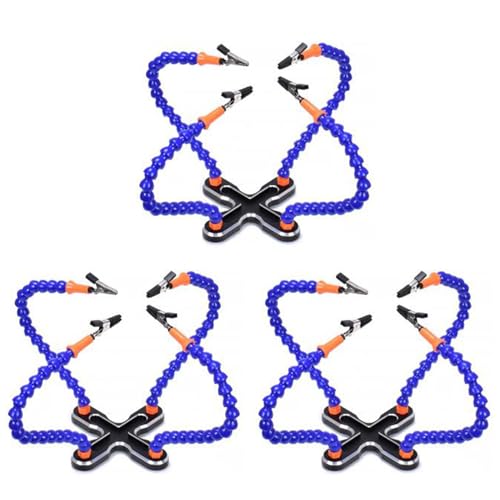 Glayent 3X Diy Löten Dritte Hand 12 Stück Flexible Schweißen Helfen Ständer Reparatur Halter Werkzeug Multi Funktionale Metall Basis Schweißen Löt Station Aux Werkzeug von Glayent