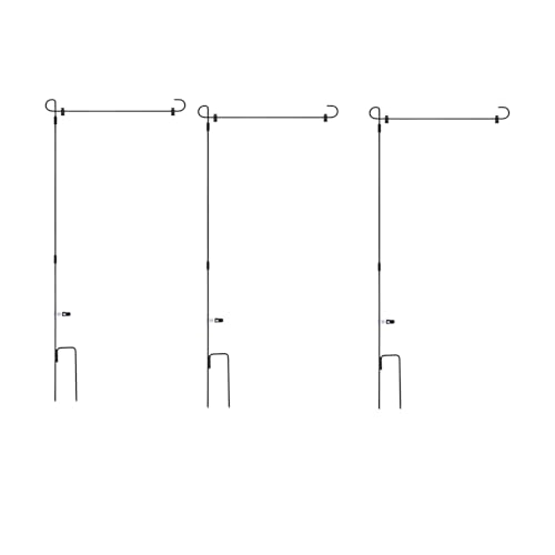 Glayent 3X Garten Flaggen StäNder Metall Garten Flaggen StäNder mit Garten Flaggen Stopper Anti-Wind Clip für Dekorative Garten Flagge im Freien Glayent 3X Garten Flaggen StäNder Metall Garten Flaggen StäNder mit Garten Flaggen Stopper Anti-Wind Clip für Dekorative Garten Flagge im Freien von Glayent