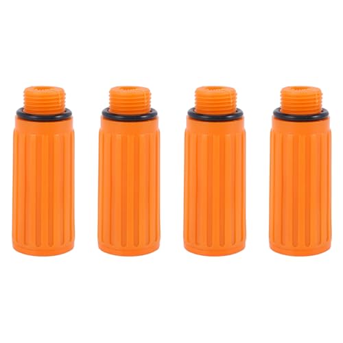 Glayent 4Stück 16Mm AußEngewinde Ø Kunststoff ÖLschraube für Luftkompressor Orange von Glayent