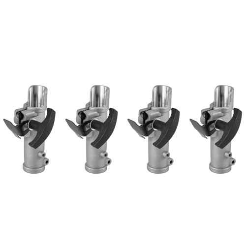 Glayent 4X Verbindungsklemme für Wellenverbinder, Rasenmäherbürste, Bewässerung, Heckenschere, Freischneider, Zubehör, 26 mm, 9 Spline von Glayent