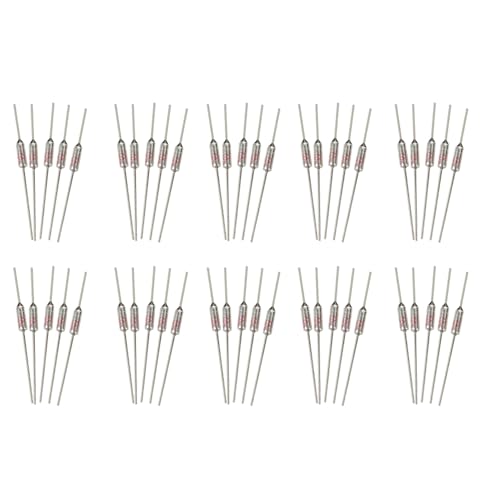 Glayent 50 Stueck Stromkreis Cut Off TF 185°C 250V 10A Hochdruck Thermosicherung Glayent 50 Stueck Stromkreis Cut Off TF 185°C 250V 10A Hochdruck Thermosicherung von Glayent