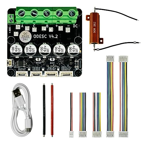 Glayent 50 W 2 Ω Leistungswiderstand Typ-C-Datenkabelteile V4.2 8-24 V Single-Drive-Hochstrom-Hochpräzisions-Servomotor-Controller, Basierend auf Dem ODrive3.6-Upgrade Glayent 50 W 2 Ω Leistungswiderstand Typ-C-Datenkabelteile V4.2 8-24 V Single-Drive-Hochstrom-Hochpräzisions-Servomotor-Controller, Basierend auf Dem ODrive3.6-Upgrade von Glayent