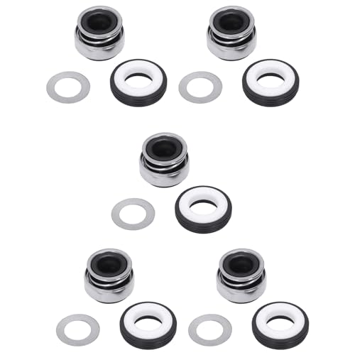 Glayent 5X 14mm Spiralfeder Gummibalg Pump Gleitringdichtung 301-12 von Glayent