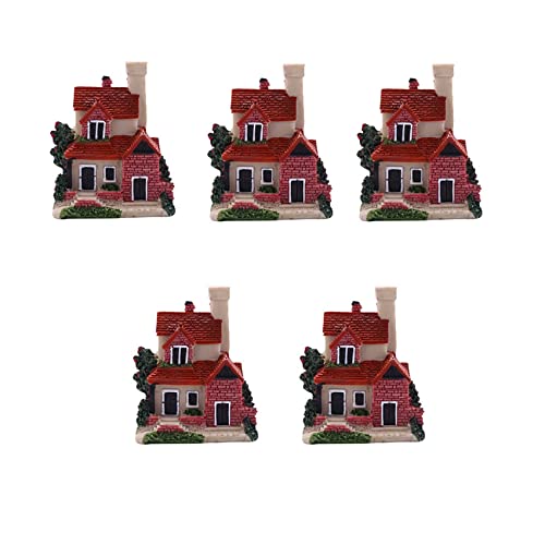 Glayent 5X Nette Mini Harz Haus Miniatur Haus Fee Garten Landschaft Hausgarten Dekoration Harz 4 Arten Farbe Zufällig Glayent 5X Nette Mini Harz Haus Miniatur Haus Fee Garten Landschaft Hausgarten Dekoration Harz 4 Arten Farbe Zufällig von Glayent