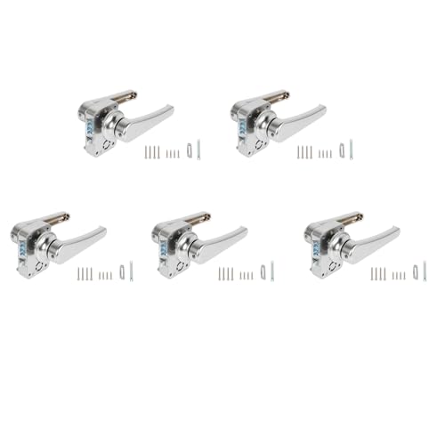 Glayent 5X RV ToilettentüRschloss BadezimmertüRschloss Caravan Boat Latch Griffschloss RV ZubehöR von Glayent