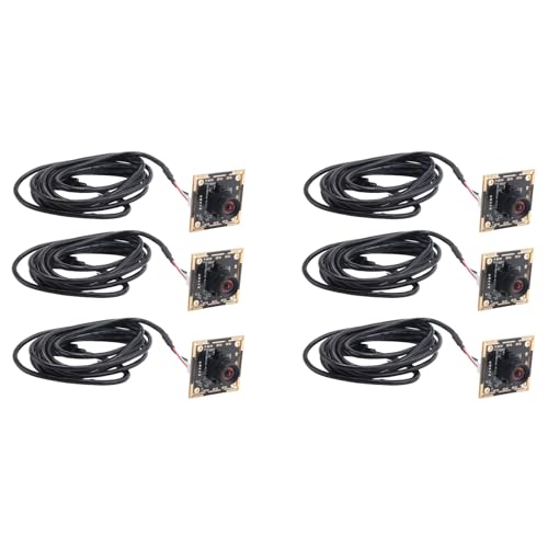 Glayent 6-Teiliges Kameramodul 100 Grad OV9732, 2 M Kabel, 1280 X 720, 30 Fps, Kompatibel mit Autodarts.Io, USB-Laufwerk Gratis von Glayent