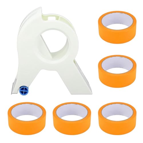 Glayent 6-Teiliges Set mit Applikator für - und Malerband, Maler-Klebeband-Applikator mit 5 Rollen Zierband und von Glayent