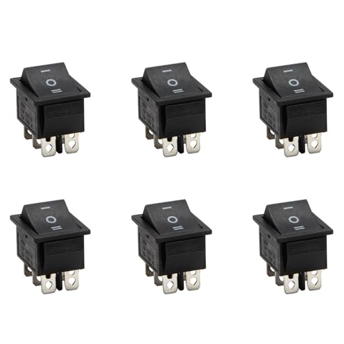 Glayent 6X 6-Terminals 3 Position ON/OFF/ON DPDT Boat Wippschalter 16A 250VAC 20A 125VAC Glayent 6X 6-Terminals 3 Position ON/OFF/ON DPDT Boat Wippschalter 16A 250VAC 20A 125VAC von Glayent