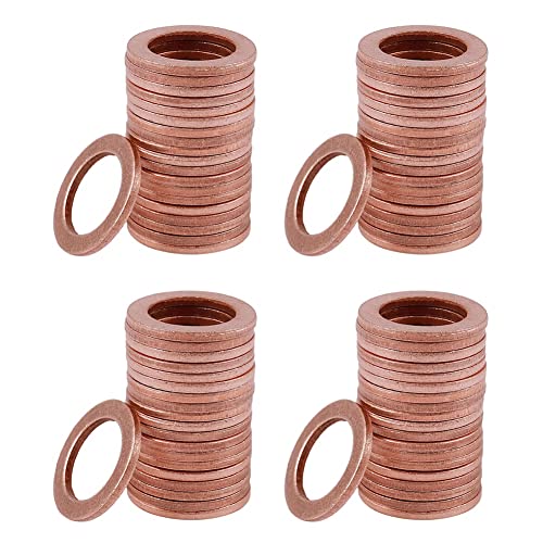 Glayent 80 Stueck 12mm x 18mm x 1.5mm Kupfer Unterlegscheibe Ringeinfueger Dicht Glayent 80 Stueck 12mm x 18mm x 1.5mm Kupfer Unterlegscheibe Ringeinfueger Dicht von Glayent