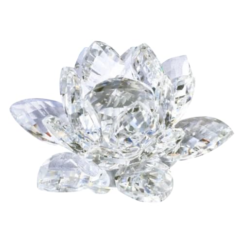 Glayent Eine Kristall-Lotusblumen-Figur, Lotusblumen-, Glaskunst, Sammlung, Briefbeschwerer, Tischdekoration, Souvenir, Geschenk Glayent Eine Kristall-Lotusblumen-Figur, Lotusblumen-, Glaskunst, Sammlung, Briefbeschwerer, Tischdekoration, Souvenir, Geschenk von Glayent