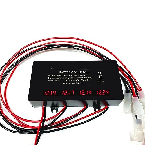 Glayent HA12L Batterie-Balancer mit LED-Anzeige für 4 X 12 V Batterie-Balancer 4S Aktivspannungs-Blei-Säure-Li-Ionen-LiFePO4-Batterien Glayent HA12L Batterie-Balancer mit LED-Anzeige für 4 X 12 V Batterie-Balancer 4S Aktivspannungs-Blei-Säure-Li-Ionen-LiFePO4-Batterien von Glayent