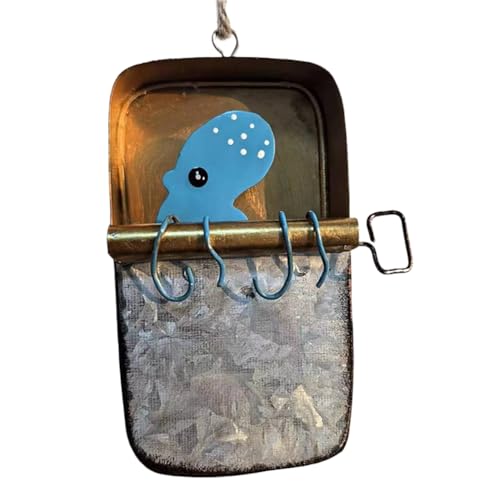 Glayent Sardinendose, Skurriles Hängeornament, EIN Skurriles Kleines Stück, Lustiges Angelornament, Sardinendose, Fischkonserven, Meeresfrüchte, Langlebig, Einfach zu Verwende Glayent Sardinendose, Skurriles Hängeornament, EIN Skurriles Kleines Stück, Lustiges Angelornament, Sardinendose, Fischkonserven, Meeresfrüchte, Langlebig, Einfach zu Verwende von Glayent