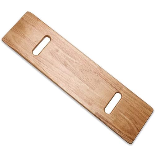 Patienten-Transferbrett Aus Holz-Transferbrett Für Ältere Menschen Für Rollstuhl Transferassistenz-Skateboard Mit Easy-Grip Handlöcher Hilfsgerät Für Behinderte Und Gehbehinderte Rollstuhlfahrer von Glcfound