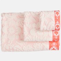 Florales Jacquard-Handtuch-Set, Bestehend Aus Bade-, Kopf-, Gesichts - Und Fußtuch, % 100 Baumwolle, Design-Handtuch, Baumwolltuch von GleamAtelier