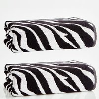 Zebra Design Badetuch Set, Es Besteht Aus 2 Handtüchern, % 100 Baumwolle, 150 cm, Baumwolle Und Weiches Handtuch von GleamAtelier