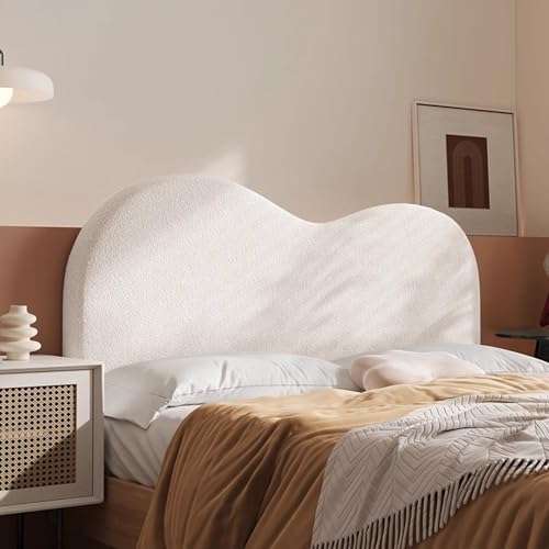 Gleedipre Individualisierbar Kopfteil Kissen Hautfreundliches Kurzvlies Abnehmbarer Reißverschluss Weiche Kissen Antikollision Wolkenform Weiche Rückenlehne(Weiss,160 x 65 cm/63 x 25,6 Zoll/Ohne Kopft Gleedipre Individualisierbar Kopfteil Kissen Hautfreundliches Kurzvlies Abnehmbarer Reißverschluss Weiche Kissen Antikollision Wolkenform Weiche Rückenlehne(Weiss,160 x 65 cm/63 x 25,6 Zoll/Ohne Kopft von Gleedipre