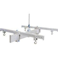 SCHILLING Alu-Lasttraverse in H-Bauweise, mit 4 Sicherheitshaken, Hauptträger 3 m, Querträger 2 m, TK 2.000 kg SCHILLING Alu-Lasttraverse in H-Bauweise, mit 4 Sicherheitshaken, Hauptträger 3 m, Querträger 2 m, TK 2.000 kg von SCHILLING
