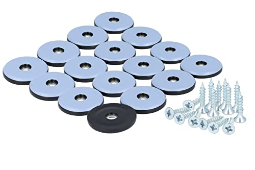 GLEITGUT 16 x Teflongleiter zum Schrauben rund 38 mm PTFE Möbelgleiter 5 mm stark für Holzmöbel GLEITGUT 16 x Teflongleiter zum Schrauben rund 38 mm PTFE Möbelgleiter 5 mm stark für Holzmöbel von GleitGut