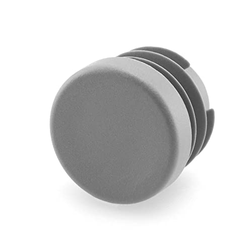 GLEITGUT 4 x Lamellenstopfen grau Rundrohrstopfen in großer Auswahl Stopfen Rundrohr (16 mm) von GleitGut