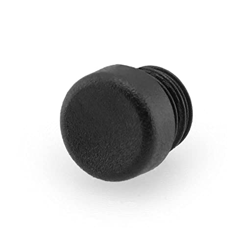 GLEITGUT 4 x Lamellenstopfen schwarz Rundrohrstopfen in großer Auswahl Stuhlstopfen (7,2-7,8 mm) von GleitGut