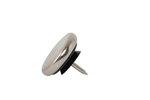 GLEITGUT 4 x Metallgleiter mit Nagel 26 mm Gleiter für schräge Stuhlbeine Stuhlgleiter stahlvernickelt von GleitGut