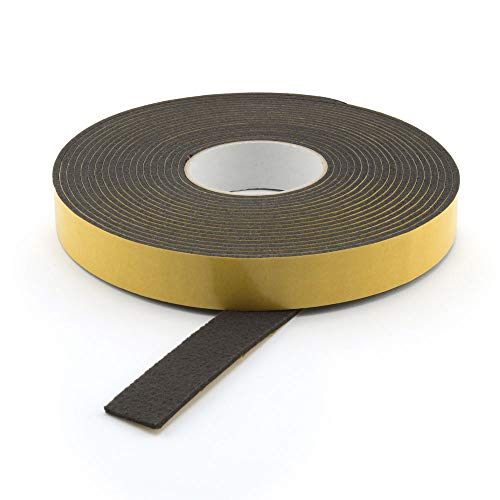 GLEITGUT Filzband selbstklebend schwarz Filzklebeband Meterware 5 Meter Filzstärke:3 mm (Breite 20 mm) von GleitGut