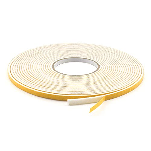 GLEITGUT Filzband selbstklebend weiss Länge: 3 m auf der Rolle Filzklebeband Meterware Filzstärke: 3 mm (Breite 10 mm) von GleitGut