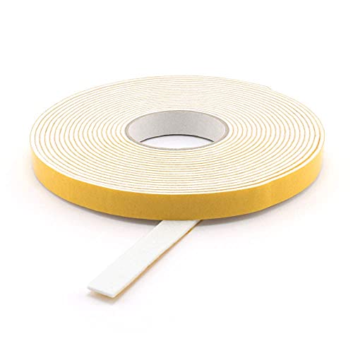 GleitGut Filzband selbstklebend weiss Länge: 3 m auf der Rolle Filzklebeband Meterware Filzstärke: 3 mm (Breite 20 mm) von GleitGut