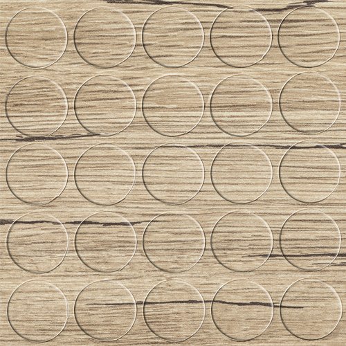 GleitGut Selbstklebende Abdeckkappen für Möbel - Durchmesser 14 mm - 25 Stück - Schrauben-Abdeckungen (Halifax-Eiche-Natur) von GleitGut