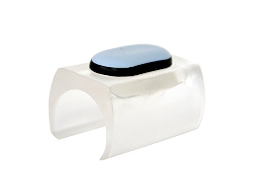 GleitGut 4 x Möbelgleiter für Freischwinger PTFE Klemmgleiter ohne Zapfen für Rundrohr Teflongleiter für Schwingstuhl (Transparent (23,0-24,5 mm)) von GleitGut