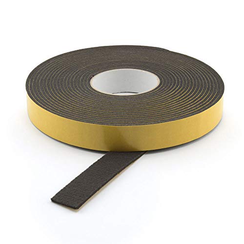 GleitGut Filzband selbstklebend schwarz Länge: 1 m Filzklebeband Meterware Stärke: 3 mm Filzstreifen (Breite 30 mm) von GleitGut