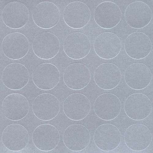 GleitGut Selbstklebende Abdeckkappen für Möbel - Durchmesser 14 mm - 25 Stück - Schrauben-Abdeckungen (Aluminium) von GleitGut