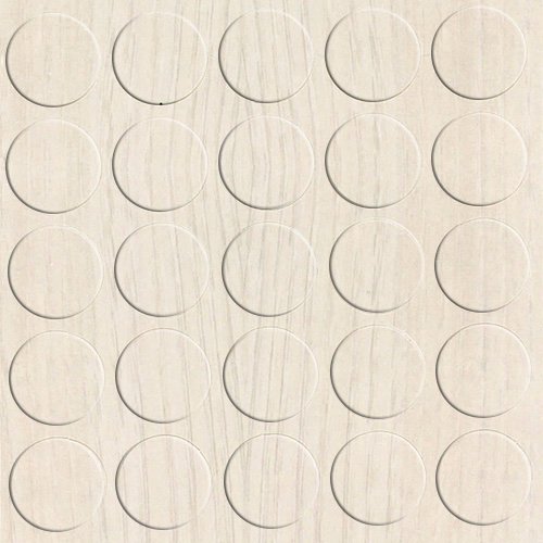 GleitGut Selbstklebende Abdeckkappen für Möbel - Durchmesser 14 mm - 25 Stück - Schrauben-Abdeckungen (Kastanie) von GleitGut