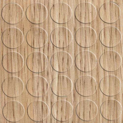 GleitGut Selbstklebende Abdeckkappen für Möbel - Durchmesser 14 mm - 25 Stück - Schrauben-Abdeckungen (Lindberg-Eiche) von GleitGut