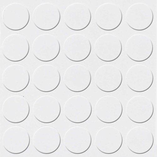 GleitGut Selbstklebende Abdeckkappen für Möbel Durchmesser 14 mm Schrauben-Abdeckungen (Grau Weiss) von GleitGut