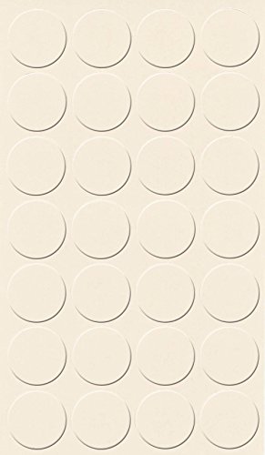 GleitGut Selbstklebende Abdeckkappen für Möbel - Durchmesser 20 mm - 28 Stück - Schrauben-Abdeckungen (Sand) von GleitGut