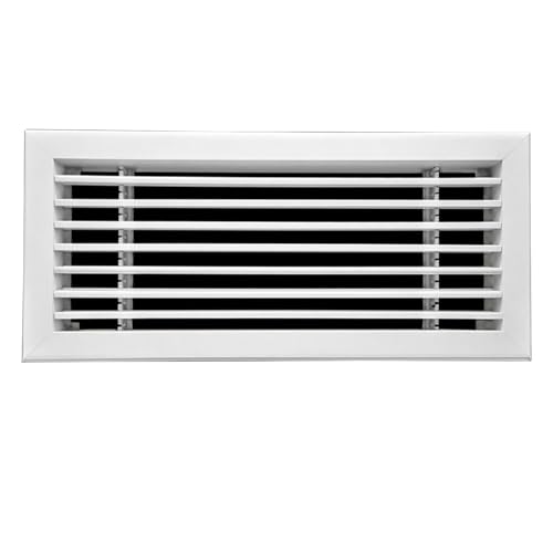 ABS-Rückluftgitter for zentrale Klimaanlagen mit Filter, rechteckiges dekoratives Lüftungsgitter for zentrale Klimaanlagen, moderne HVAC-Lamellen-Entlüftungsabdeckung(B,400 * 200mm) von Glenmi