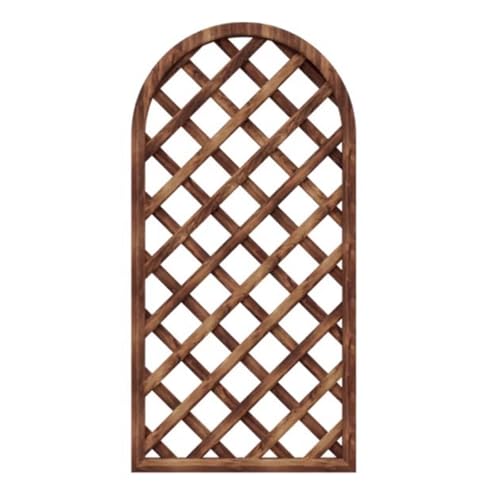 Gartenzaun Zaun Multifunktionales Holzgitter Fabrik reseau Klettergerüst Gartendeko Gitter Balkonzaun Wanddeko Hängerahmen(Brown,150 * 90) von Glenmi