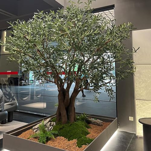 Hochwertige künstliche Palme – große Kunstpalme, müheloses Abstauben, kein Düngen oder Gießen erforderlich, dekorativer Simulationsbaum, individuell gestaltbares Arrangement for Schlafzimmer oder Empf von Glenmi