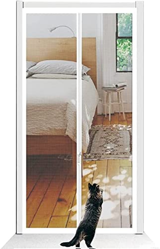Katzengitter Balkontür 100 Cm X 210 Cm Verdicktes Katzenschutzgitter Fliegengitter Für Wohnzimmer, Schlafzimmer, Küche, Terrasse, Hund Katze Kratzfeste Gittertür Mit Reißverschluss Katzensicher ( Colo Katzengitter Balkontür 100 Cm X 210 Cm Verdicktes Katzenschutzgitter Fliegengitter Für Wohnzimmer, Schlafzimmer, Küche, Terrasse, Hund Katze Kratzfeste Gittertür Mit Reißverschluss Katzensicher ( Colo von Glenmi