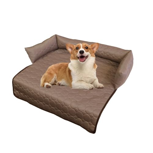 Kühlmatte for Hunde, waschbar, for große Hunde und Katzen, for drinnen und draußen, faltbare, selbstkühlende Matte, Kühldecke for Haustiere, langlebig, ungiftig, Sommerbett for Haustiere(Coffee,70*70c Kühlmatte for Hunde, waschbar, for große Hunde und Katzen, for drinnen und draußen, faltbare, selbstkühlende Matte, Kühldecke for Haustiere, langlebig, ungiftig, Sommerbett for Haustiere(Coffee,70*70c von Glenmi