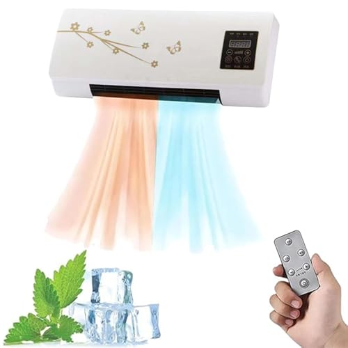Mini-Klimaanlage zur Wandmontage, keine Installation erforderlich, tragbare Mini-Klimaanlage zur Wandmontage, leise, schnelle Kühlung/Heizung(B) von Glenmi