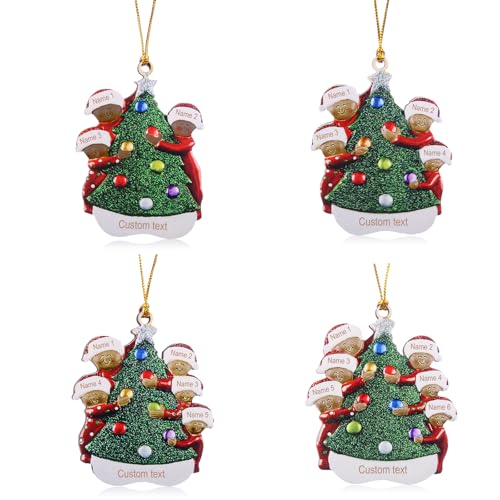Glimmerday Weihnachtsbaumschmuck, Weihnachtsschmuck für das Haus 2024 mit persönlichen Namen, Geschnitzter Weihnachtsschmuck von 3 bis 6 Schneemännern Glimmerday Weihnachtsbaumschmuck, Weihnachtsschmuck für das Haus 2024 mit persönlichen Namen, Geschnitzter Weihnachtsschmuck von 3 bis 6 Schneemännern von Glimmerday