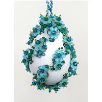 Perlen Ornament Set "Blue Meadow' Von The Glimmer Tree von Glimmertree
