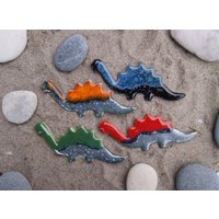 Jurassic Dinosaurier, Brontosaurus Magnet, Keramik Keramik-Magnet, Niedlichen Magneten, Küchenmagnet von GlinianaKoniczynka