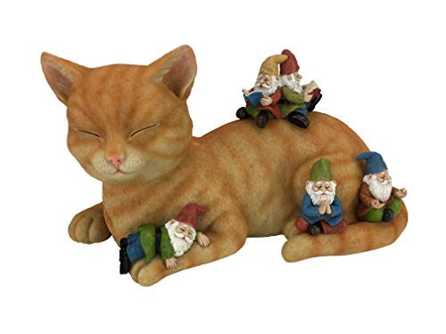 GlitZGlam Cody die Miniaturkatze und Zwerge - „EIN erholsamer Tag - Eine Zwergenminiatur für den Feengarten von GlitZGlam