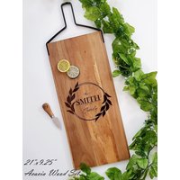Gravur Monogramm Servierbrett/ Charcuterie Board Gravur Monogramm Servierbrett/ Charcuterie Board von GlitteringSCreations