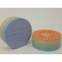 Glitzerwerk35 Anzeichenhilfe Anzeichentool Für Teelichthalter Dotpaining 32Er Aufteilung von Glitzerwerk35